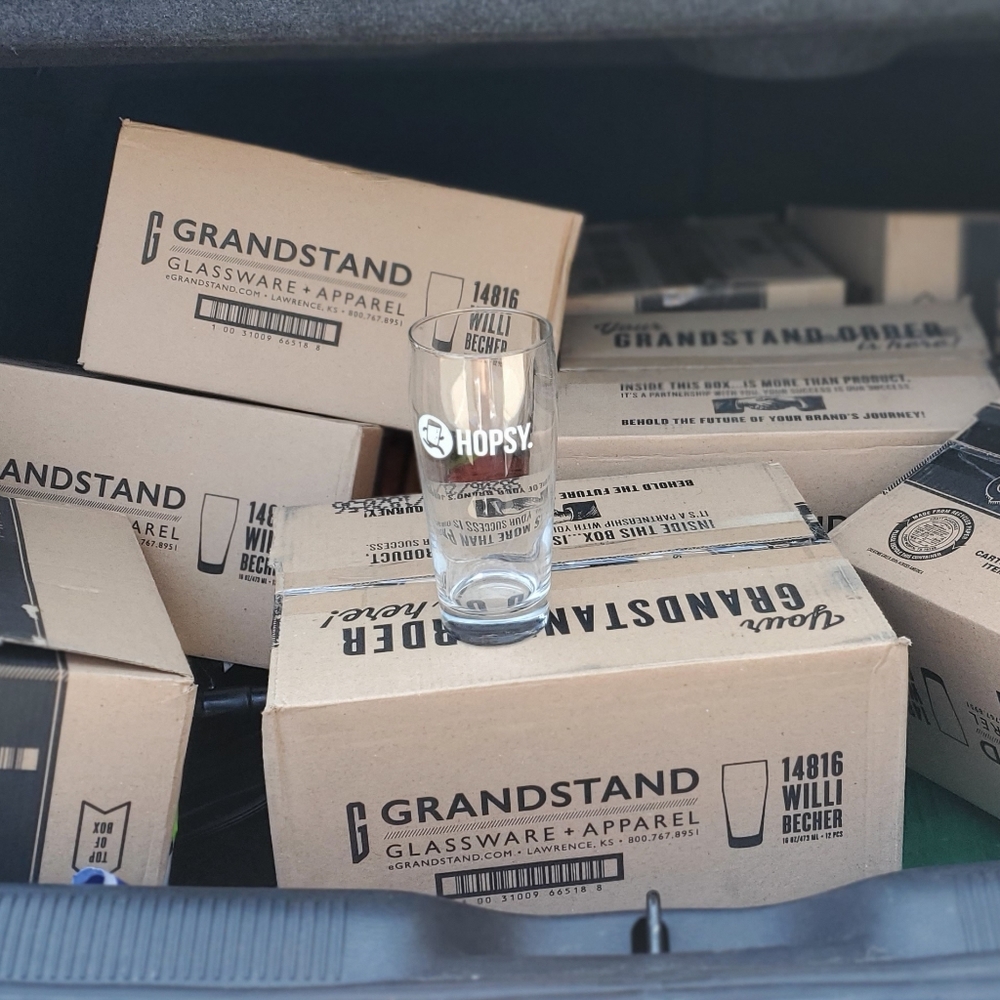 12 Pint beer glasses (Case)